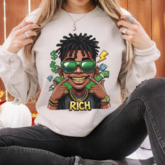 Rich Vibes Only Sweatshirt